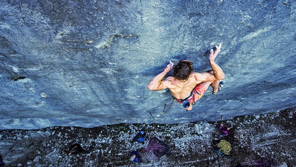 HANG ON Reel Rock 13, a film series featuring last year's most daring climbing films&mdash;including Age of Ondra, starring Adam Ondra, the 25-year-old Czech climber&mdash;screens on Jan. 19 in the Fremont Theater. - PHOTO COURTESY OF BIG UP PRODUCTIONS