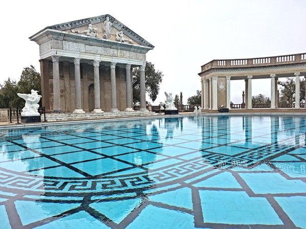 BACK IN ACTION The Neptune Pool was out of commission for four years during renovation and repair of the plumbing and its leaky concrete shell, but it was refilled in August 2018. - PHOTOS BY CAMILLIA LANHAM