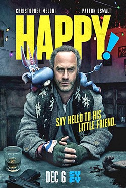 HAPPY! Syfy’s Happy! is a hyper-violent, black comedy spectacle based on a comic book. - IMAGE COURTESY OF SYFY