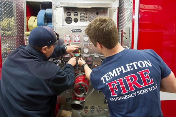 KEEPING IT LOCAL Templeton Fire and Emergency Services is proposing a parcel tax in order to fund its services and personnel. - FILE PHOTO BY JAYSON MELLOM