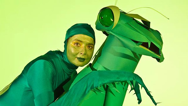 IF I WERE A PRAYING MANTIS: In Green Porno, Isabella Rossellini explores the sexual nature of animals and insects while dressed as those animals and insects. - PHOTO COURTESY OF SUNDANCETV