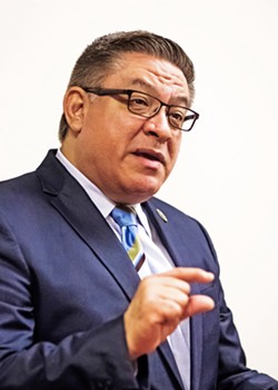 RESTRAINING VIOLENCE Congressman Salud Carbajal (D-Santa Barbara) reintroduced the Extreme Risk Protection Order Act in February, and the gun control bill is gaining popularity among Republican legislators in the wake of several deadly mass shootings. - FILE PHOTO BY JAYSON MELLOM