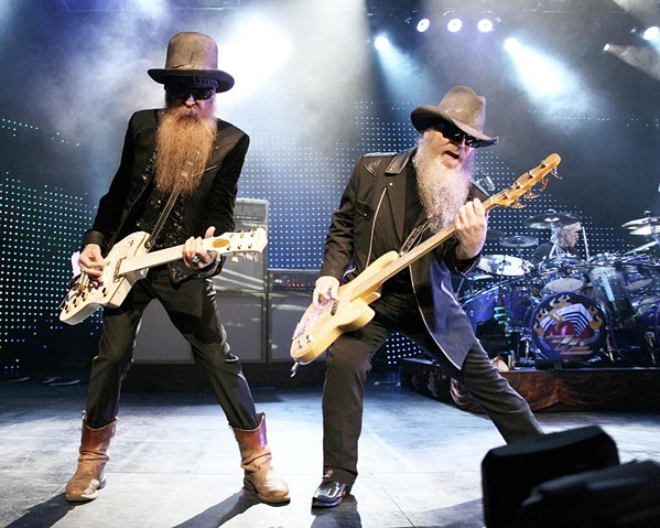 BEARDS OF ROCK ZZ Top will celebrate five decades of hit-making on Aug. 25, in Vina Robles Amphitheatre. Cheap Trick opens! - PHOTO COURTESY OF ZZ TOP