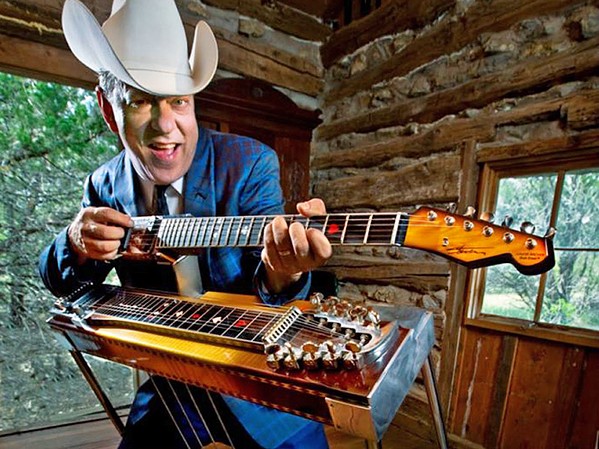 GUIT-STEEL Junior Brown brings his original country and original double-necked guitar into The Siren on Sept. 12. - PHOTO COURTESY OF JUNIOR BROWN