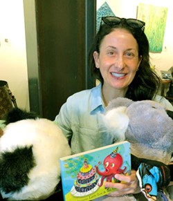 QUEEN OF THE JUNGLE In her career as a children's book author, Nipomo-based Bonnie Lady Lee has written about sloths, pandas, koalas, and more. - PHOTOS BY MALEA MARTIN