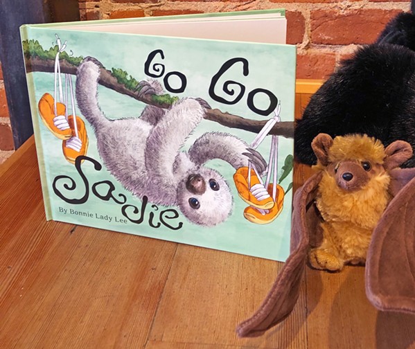 GO, SADIE! Lee's book, Go Go Sadie, recently hit 10,000 copies sold. - PHOTOS BY MALEA MARTIN