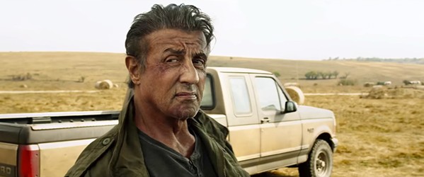 GRUMPY FACE Sylvester Stallone returns for the fifth time as traumatized Vietnam vet John Rambo, who kills a bunch of bad guys in gory fashion, in Rambo: Last Blood. - PHOTO COURTESY OF BALBOA PRODUCTIONS