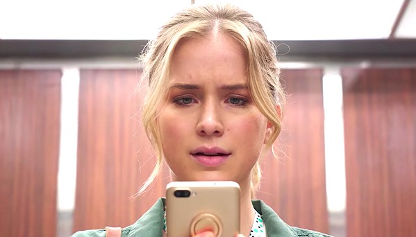TIME TO DIE Quinn (Elizabeth Lail) downloads an app that purports to tell users the exact time of their death, and she's only got three days left, in the horror-thriller Countdown. - PHOTO COURTESY OF WRIGLEY PICTURES