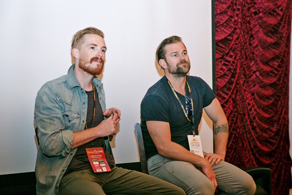 2019 WINNERS Michael Whaley (left) and Tony Prescott of The Pretend One lead a discussion with 2019 Cambria Film Festival Attendees. - PHOTO COURTESY OF LINDA MCDONALD