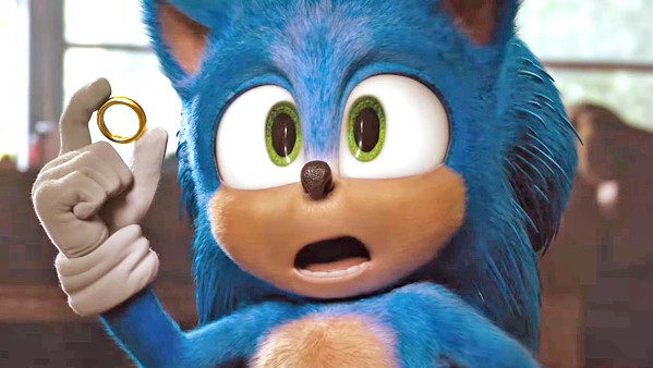 THE FASTEST Sonic (voiced by Ben Schwartz) is being pursued by an evil genius who wants to steal his powers, in the family adventure Sonic the Hedgehog. - PHOTO COURTESY OF PARAMOUNT PICTURES