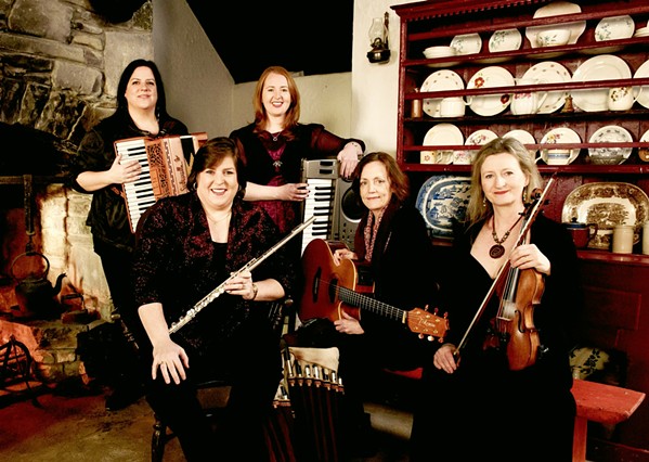 FEMME FANTASTIC All-female Celtic band Cherish the Ladies plays Harold Miossi Hall in the Performing Arts Center on March 12. - PHOTO COURTESY OF CHERISH THE LADIES