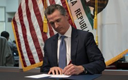 NEXT STEPS During a press conference on April 14, Gov. Gavin Newsom outlined the framework the state will use to decide when to lift the existing stay-at-home order. - PHOTO COURTESY OFFICE OF GOVERNOR GAVIN NEWSOM