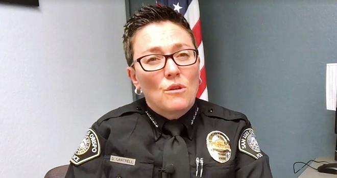 EVIDENCE QUESTION A defense attorney is asking a judge to suppress evidence taken during the SLO Police Department's 2019 search of a home for Chief Deanna Cantrell's (pictured) lost gun.