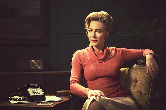 RIGHT V. LEFT In Mrs. America, conservative activist Phyllis Schlafly (Cate Blanchett) mounts a grassroots campaign to block the passage of the Equal Rights Amendment, which she believes will strip women of their special privileges.
