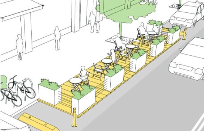 SAFE DINING San Luis Obispo has funding to create parklets for some restaraurants to accommodate more outdoor dining.