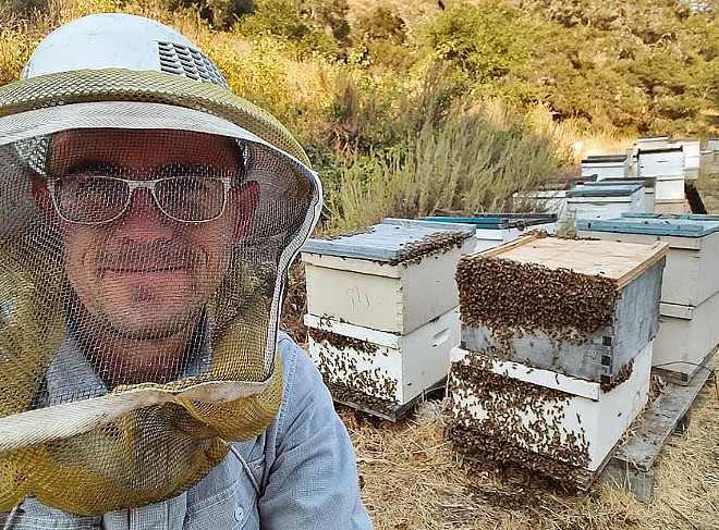 NATURE'S KEEPER Jeremy Rose's honey is the bee's knees, but he's also passionate about breeding naturally mite-resistant queen bees.