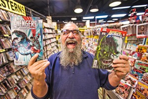GEEK OUT! Captain Nemo Manager Raymond Hanson said there are more than 8,000 comic books to choose from in the two-story building on Higuera. So go geek out at the best. - PHOTO BY JAYSON MELLOM