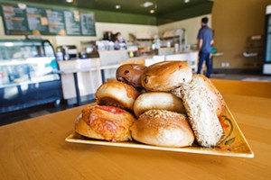 HOLEY The House of Bagels makes perfect breakfast bites with their fresh-baked water bagels, which are traditional, authentic, and the best. - PHOTO BY JAYSON MELLOM