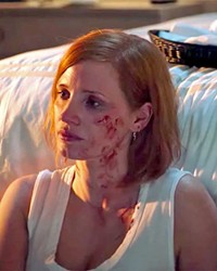 THE SAD ASSASSIN Ava (Jessica Chastain) gets "retired" from her assassin job when she begins questioning her targets about what they did to get murdered, in the middling action flick Ava, available through Redbox.