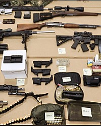GANGS The SLO County Sheriff's Office served a search warrant on white supremacist gang member Christopher Straub's residence discovered he was manufacturing guns illegaly.