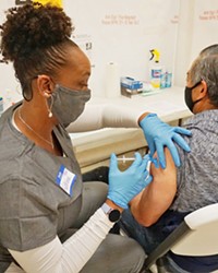 VACCINE EQUITY In partnership with local organizations and task forces, SLO County's Public Health Department successfully vaccinated more then 600 farmworkers March 19.