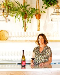 RAISING THE BAR While the Story of Soil tasting room is located in Los Olivos, owner and winemaker Jessica Gasca (pictured) collaborates with vineyards all over Santa Barbara County to create her varietals, including Duvarita Vineyard in Lompoc, Larner Vineyard in Ballard, and Gold Coast Vineyard in Santa Maria.