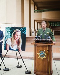 ANNOUNCEMENT Speaking at Cal Poly, SLO County Sheriff Ian Parkinson said the Sheriff’s Office arrested Paul and Ruben Flores on April 13 in connection with Kristin Smart’s 1996 disappearance.