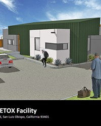 UNDER CONSTRUCTION A new public detox center (rendered) is expected to open in SLO this summer.