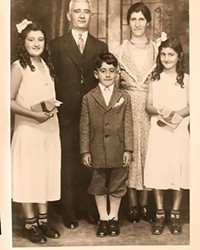 HIS STORY Bruce Badrigian's Armenian family (from left to right), his Aunt Mary, Kachadoor (grandfather), Simon (father), Isgouhi (grandmother), and Aunt Elizabeth.
