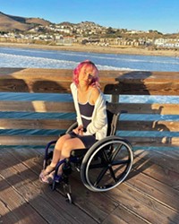 A NEW WAVE Mia Armstrong, a Shell Beach teenager and full-time wheelchair user, is a frequent Pismo Beach visitor who wants to introduce SLO County's piers to Mobi Mats.