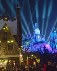 HOGWARTS HOLIDAY One of the coolest things about visiting Universal Studios' Wizarding World of Harry Potter during the holiday season is getting to watch The Magic of Christmas at Hogwarts Castle&mdash;a spectacular fireworks and light show.