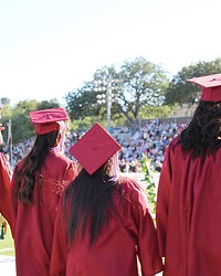 SELF EXPRESSION Paso Robles High School prohibits its graduating seniors from decorating their graduation caps, but students are petitioning to change that.