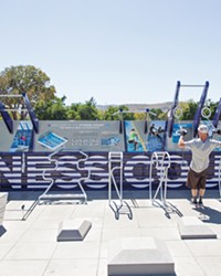 RECREATE! Nicholas Pasquini works out at Emerson Park in San Luis Obispo, where the city recently installed a Fitness Court gym. New Times' readers think parks are the Best Use of Taxpayer Dollars, and this county has plenty to choose from.