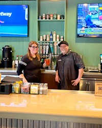 ANTIGUA ON TAP Draft beer options at Schoolyard include a blonde, co-created by executive chef Billy Haynes and restaurant manager Katherine Porter in partnership with fresh hop-specialist Antigua Brewing in downtown San Luis Obispo.
