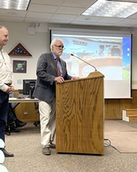 GET A RAISE Paso Robles Joint Unified School District Superintendent Curt Dubost (right) will receive a 10 percent pay bump for the 2022-23 year&mdash;but only after district trustees bickered over his contract and performance on April 25.