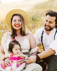FAMILY FIRST Candice Custodio of Creston juggles her work and volunteer schedule&mdash;Club SupSup, Kindred Oak Farm, private chef functions, SLO Children's Museum board director, James Beard Foundation advisee, author, etc.&mdash;with raising 1-year-old Celeste alongside her husband, Ruben.