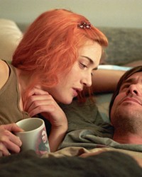 DE JA VU DOO Clementine (Kate Winslet) and Joel (Jim Carrey) have a weird connection they can't seem to shake, in Eternal Sunshine of the Spotless Mind (2204) screening at the Palm Theatre in SLO on Feb. 11 and 12.