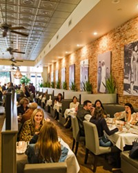 TOP TIER Giuseppe's Cucina Rustica is San Luis Obispo's Best Restaurant. Inside the historic Sinsheimer Bros. building on Monterey Street, you'll find ambiance, community, Italian dishes, and hopefully a Flatliner or two.