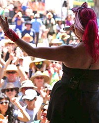 JOIN THE PARTY Last year's Live Oak crowd enjoyed Afro-Mexican Americana futurists Las Cafeteras, who were so popular they were invited back this year.