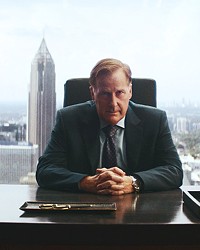 SWOLLEN Jeff Daniels stars as Atlanta real estate mogul Charlie Croker, who discovers his empire is crumbling, in the Netflix miniseries A Man in Full, based on Tom Wolfe's novel.