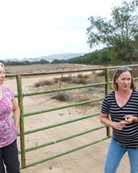LEADING LADY Alison Martinez (left) is the director of the Nipomo Action Committee, which is suing the Dana Reserve project, SLO County, and the Board of Supervisors for the project's potential to impact local resources and significantly damage an intact oak forest.