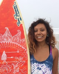 WHERE ART MEETS THE OCEAN: VANESSA VENEGAS USES SURFBOARDS AS HER CANVAS
