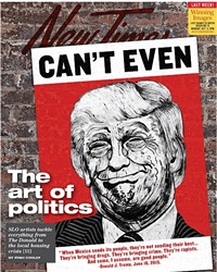 THE ART OF POLITICS: SLO ARTISTS TACKLE EVERYTHING FROM THE DONALD TO THE LOCAL HOUSING CRISIS