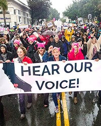 DEMONSTRATING UNITY: SLO COUNTY WOMEN'S MARCH PARTICIPANTS SAID IT LOUD AND PROUD