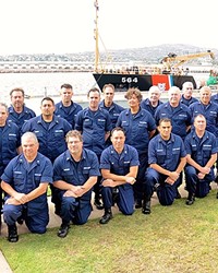 COAST GUARD, MOST GUARD: COAST GUARD AUXILIARY VOLUNTEERS SHARE THE BURDEN OF PROTECTING THE CENTRAL COAST BY SEA
