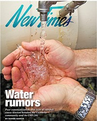 WATER RUMORS: POOR COMMUNICATION AND LACK OF RAINFALL CAUSE TENSION BETWEEN THE CAMBRIA COMMUNITY AND ITS CSD