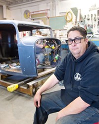 STAYING LOCAL Jason Pall, owner of Auto Body Builders, is fighting to keep his business afloat in Morro Bay.