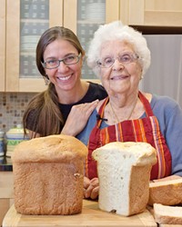 INSPIRATION! Documentarian Sky Bergman (left) was inspired by her grandmother, Evelyn Ricciuti, to make her film about the secret to a good life. Ricciuti lived to 103.