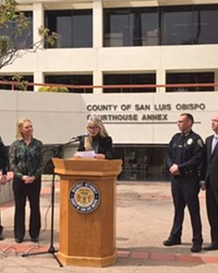 MORE HELP FOR VICITMS Representatives from several SLO County organizations and law enforcement agencies called a press conference to talk about Seek Then Speak, a new digital resource for sexual assault victims.