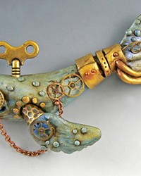 MALLEABLE Artist Christi Friesen&mdash;who creates sculptures, figurines, and jewelry using polymer clay&mdash;will teach a workshop at Art Center Morro Bay at the end of April, where participants will make their own steampunk whales.